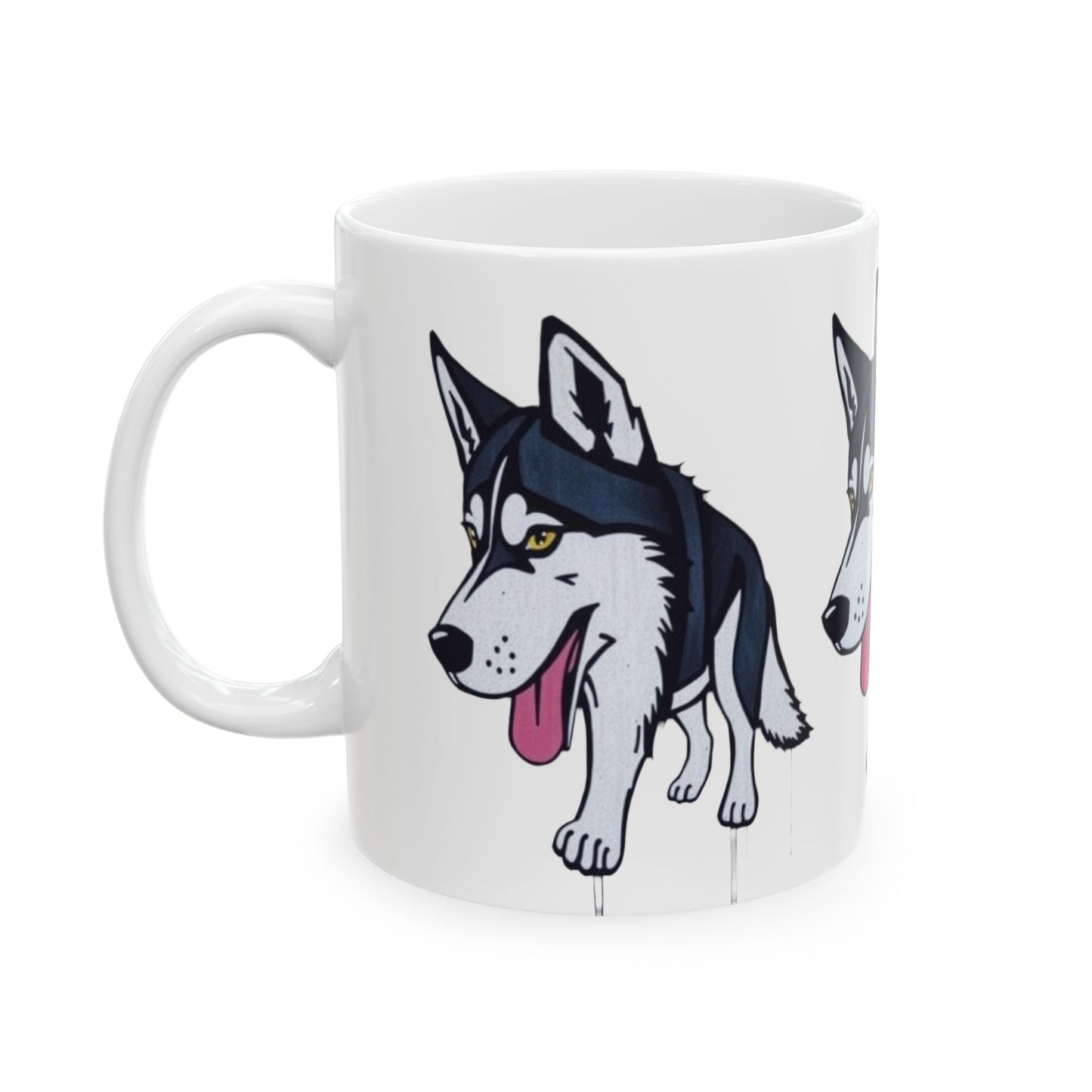 Siberian Husky Ceramic Coffee Mug - Perfect for Dog Lovers