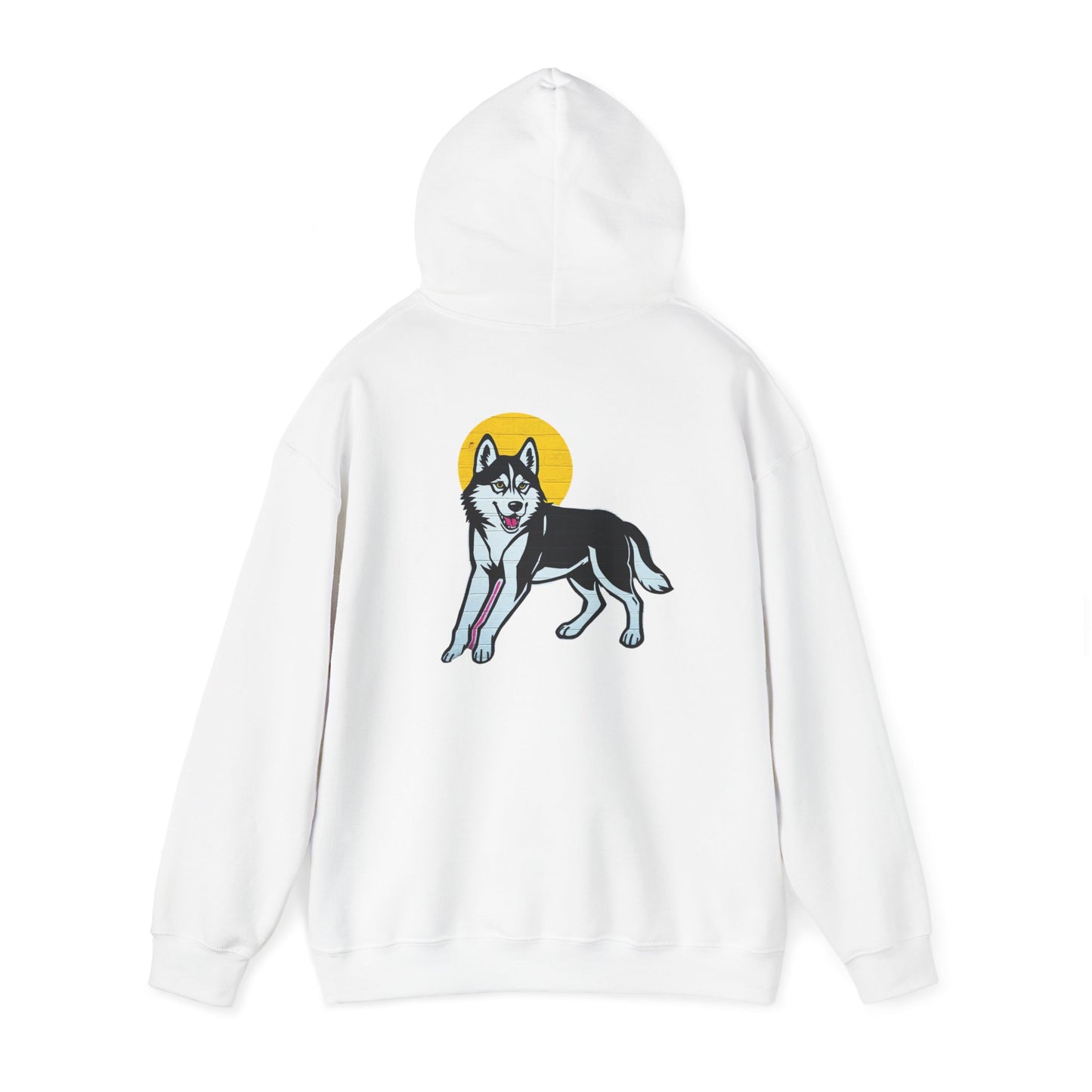 Husky Love Unisex Hooded Sweatshirt - Cozy Dog Lover Apparel