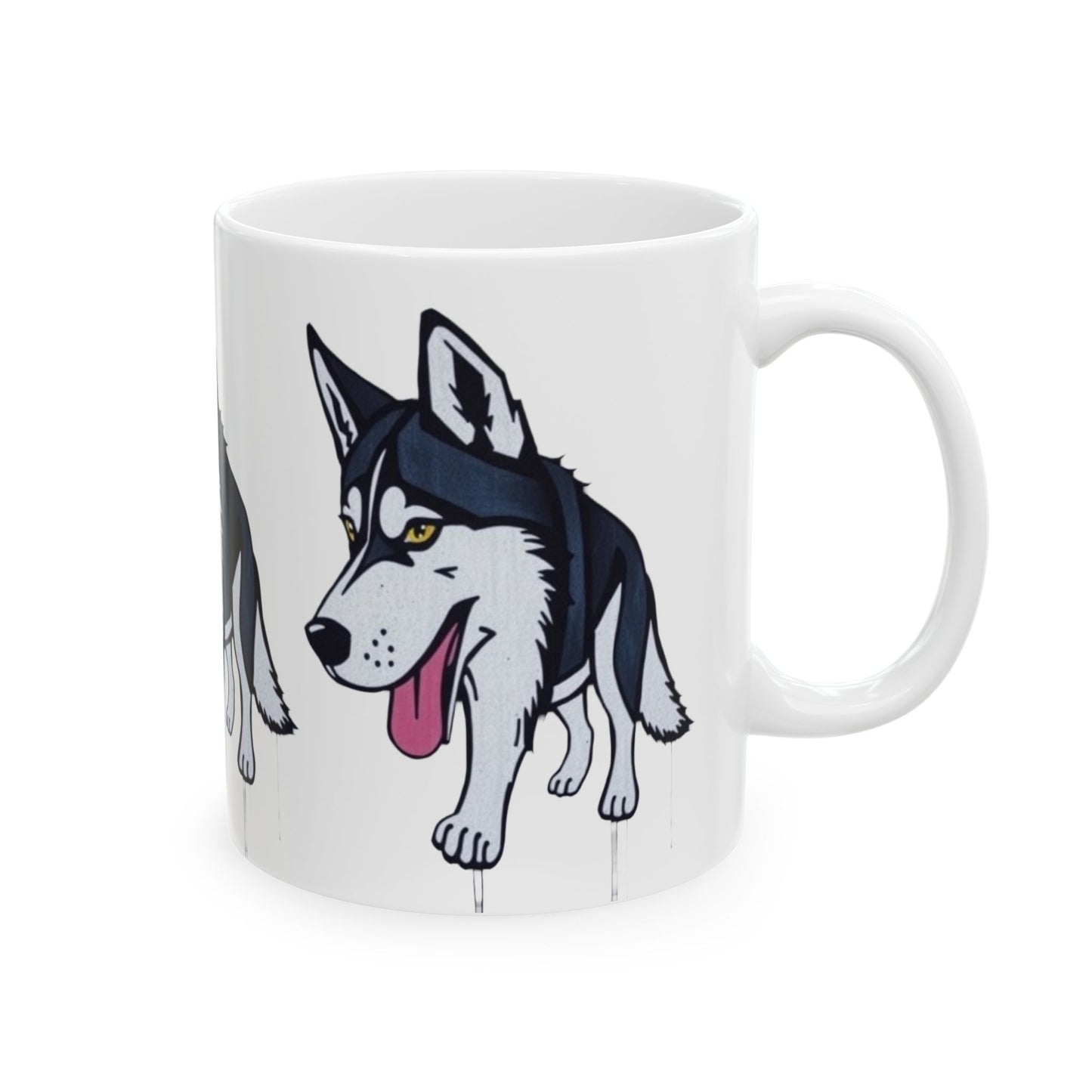 Siberian Husky Ceramic Coffee Mug - Perfect for Dog Lovers